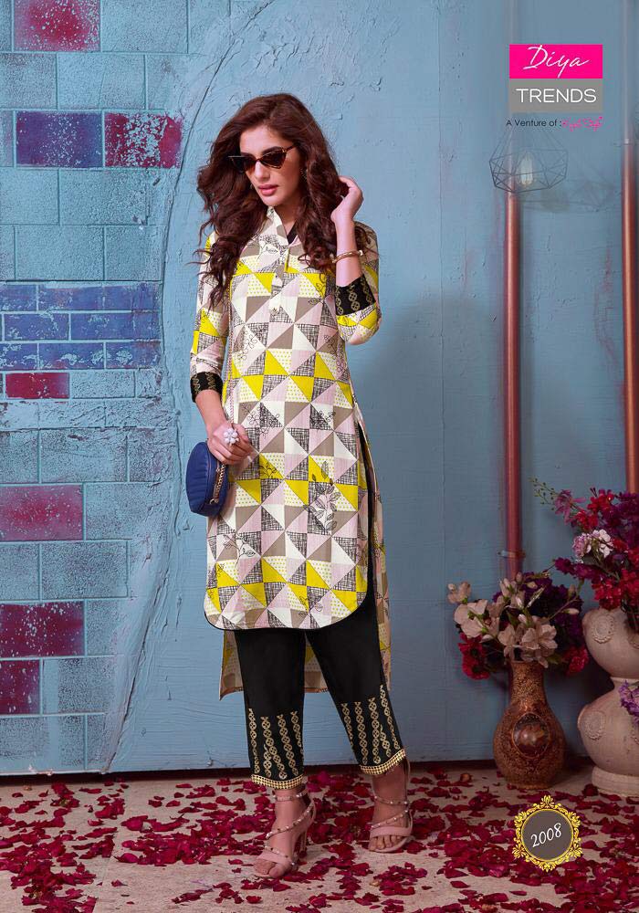 Globus City Vol-2 Diya Trends Rayon Wholesale Kurti Globus City Vol-2 Diya Trends Rayon Wholesale Kurti